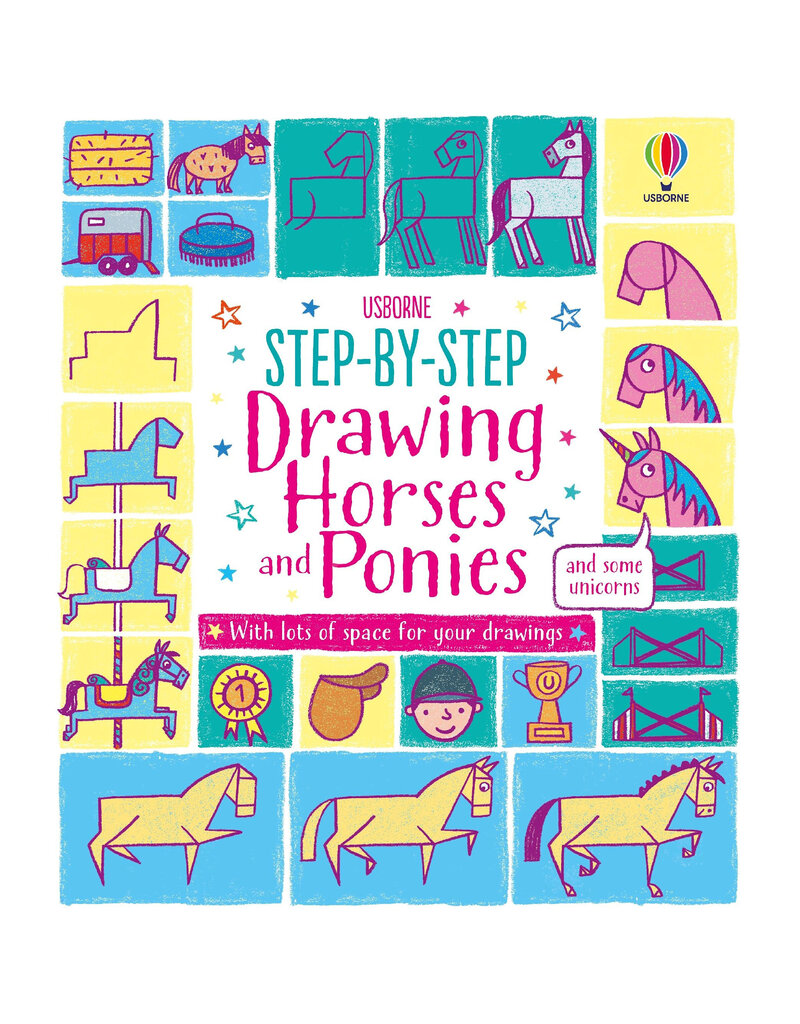 Usborne Step-By-Step Drawing Horses And Ponies