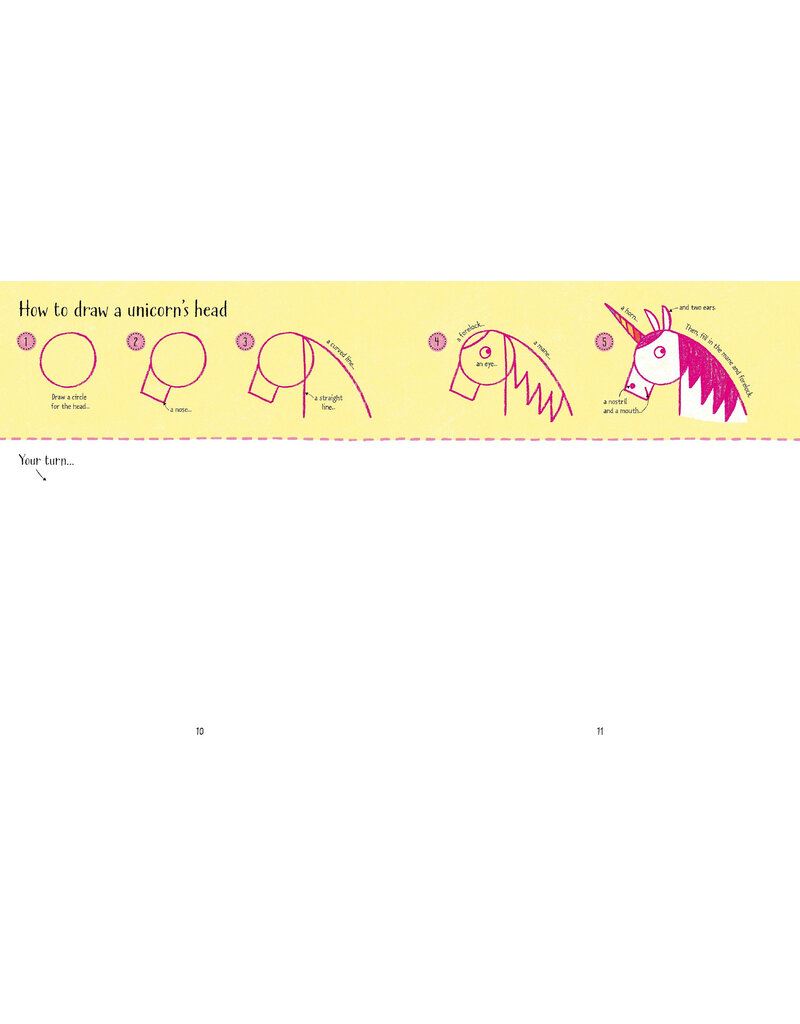Usborne Step-By-Step Drawing Horses And Ponies