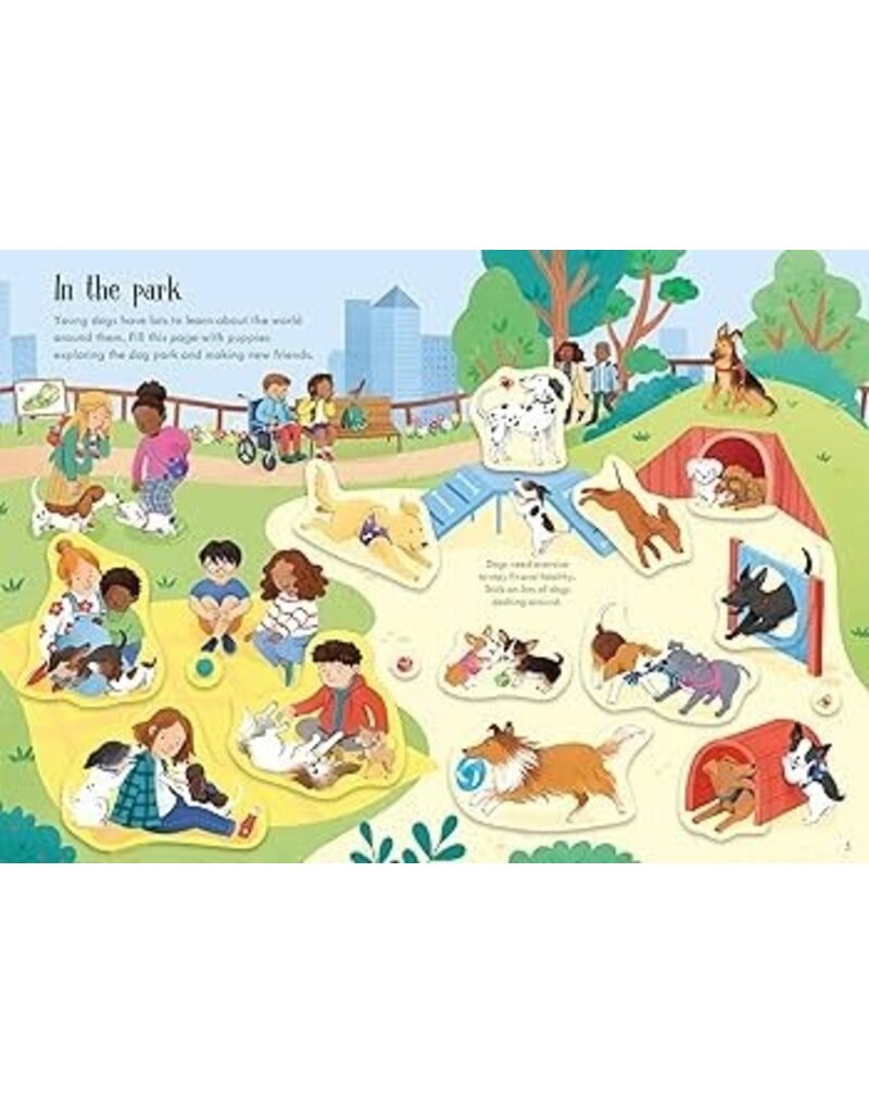 Usborne Little First Stickers Dogs And Puppies