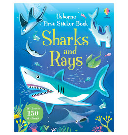 Usborne First Sticker Book Sharks And Rays, 3y+