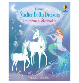 Usborne Sticker Dolly Dressing Unicorns And Mermaids, 4y+