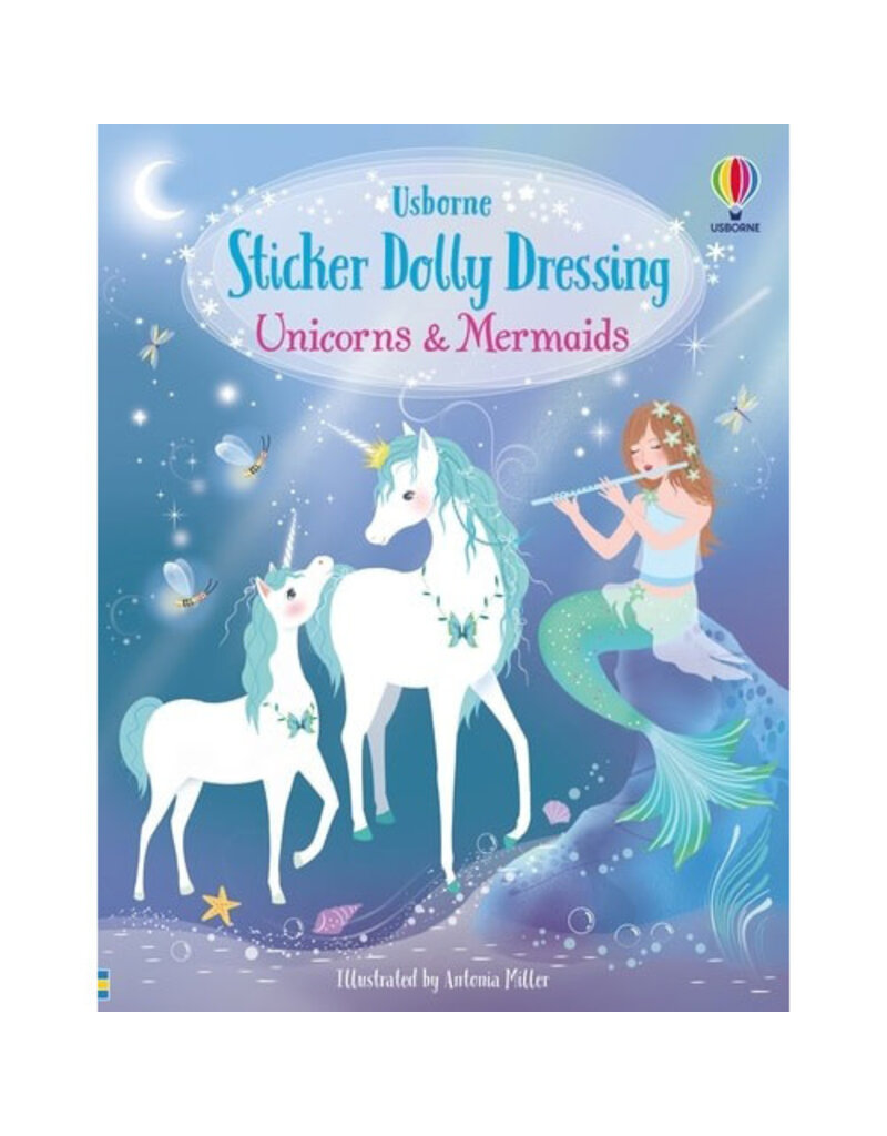 Usborne Sticker Dolly Dressing Unicorns And Mermaids