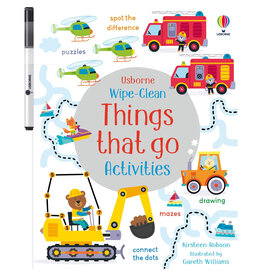 Usborne Wipe-Clean Things That Go Activities, 3y+