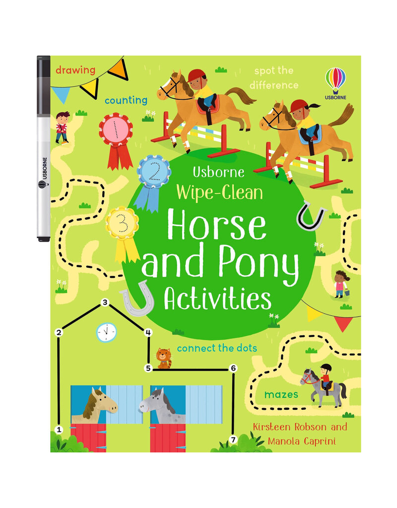 Usborne Wipe-Clean Horse And Pony Activities