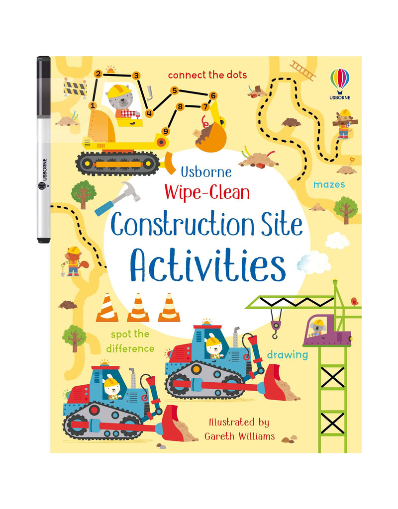 Usborne Wipe-Clean: Building Site Activities