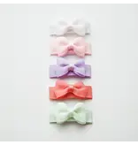 Baby Wisp Tuxedo Bow Clip 5pk Pixie