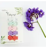 Baby Wisp Tuxedo Bow Clip 5pk Pixie
