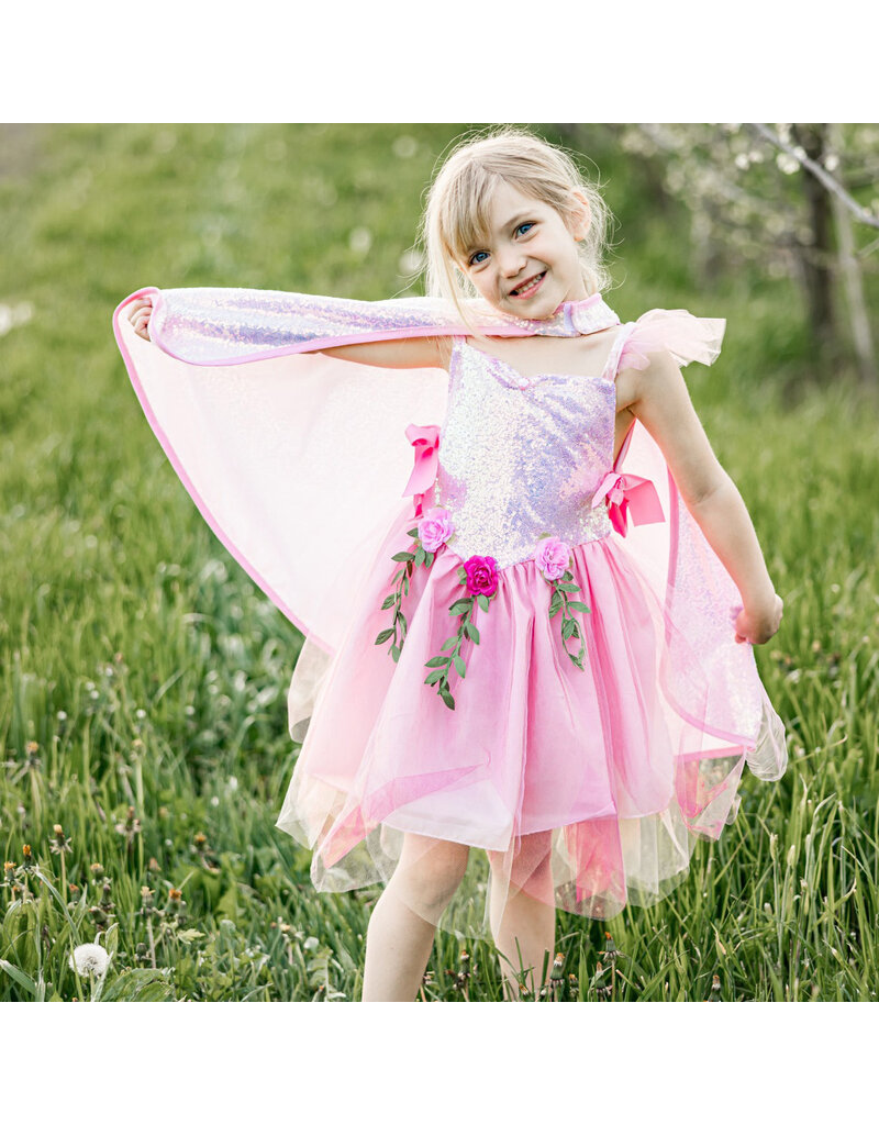 Great Pretenders Sequins Forest Fairy Tunic, Pink, Size 3-4