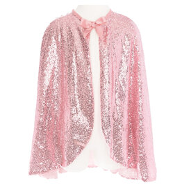Great Pretenders Precious Pink Sequins Cape, Size 5-6