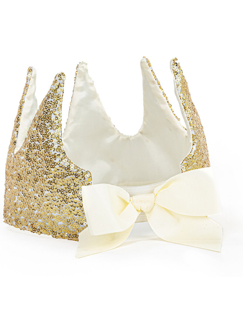 Great Pretenders Gracious Gold Sequins Crown