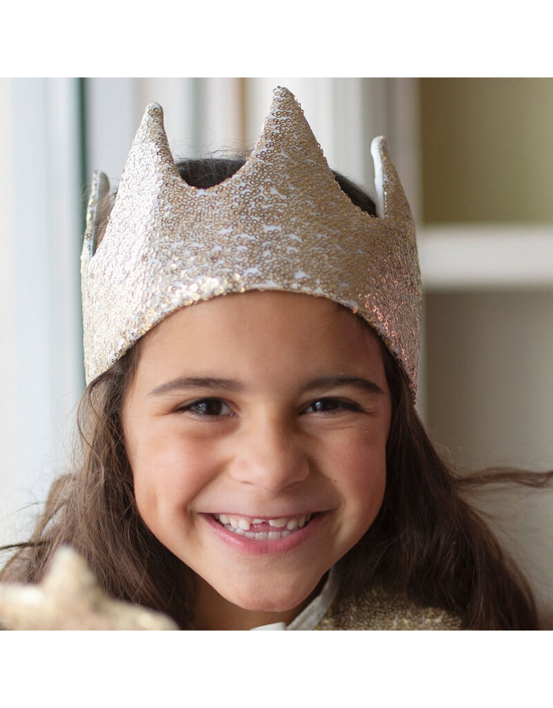 Great Pretenders Gracious Gold Sequins Crown