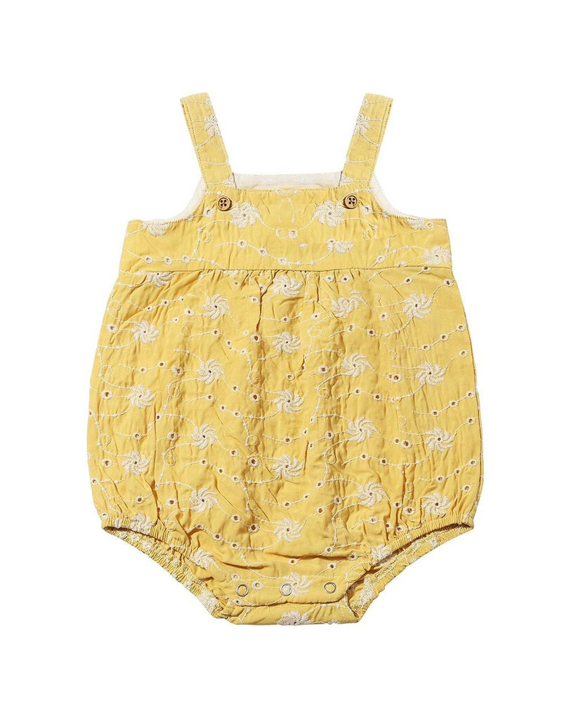 Vignette Dandelion Eyelet Hazel Bubble Romper