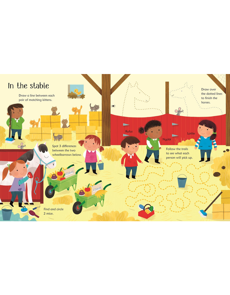 Usborne Wipe-Clean Horse And Pony Activities