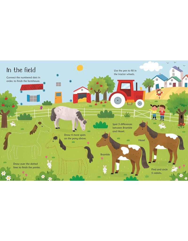 Usborne Wipe-Clean Horse And Pony Activities