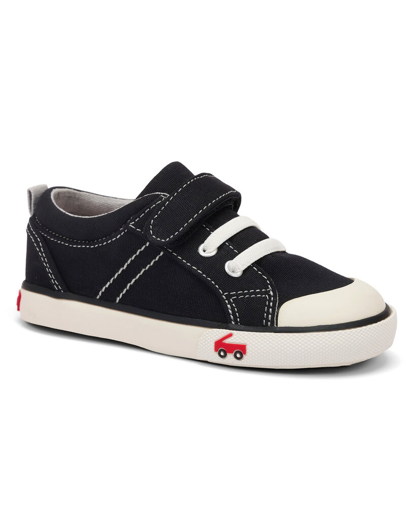 See Kai Run Tanner Black Canvas