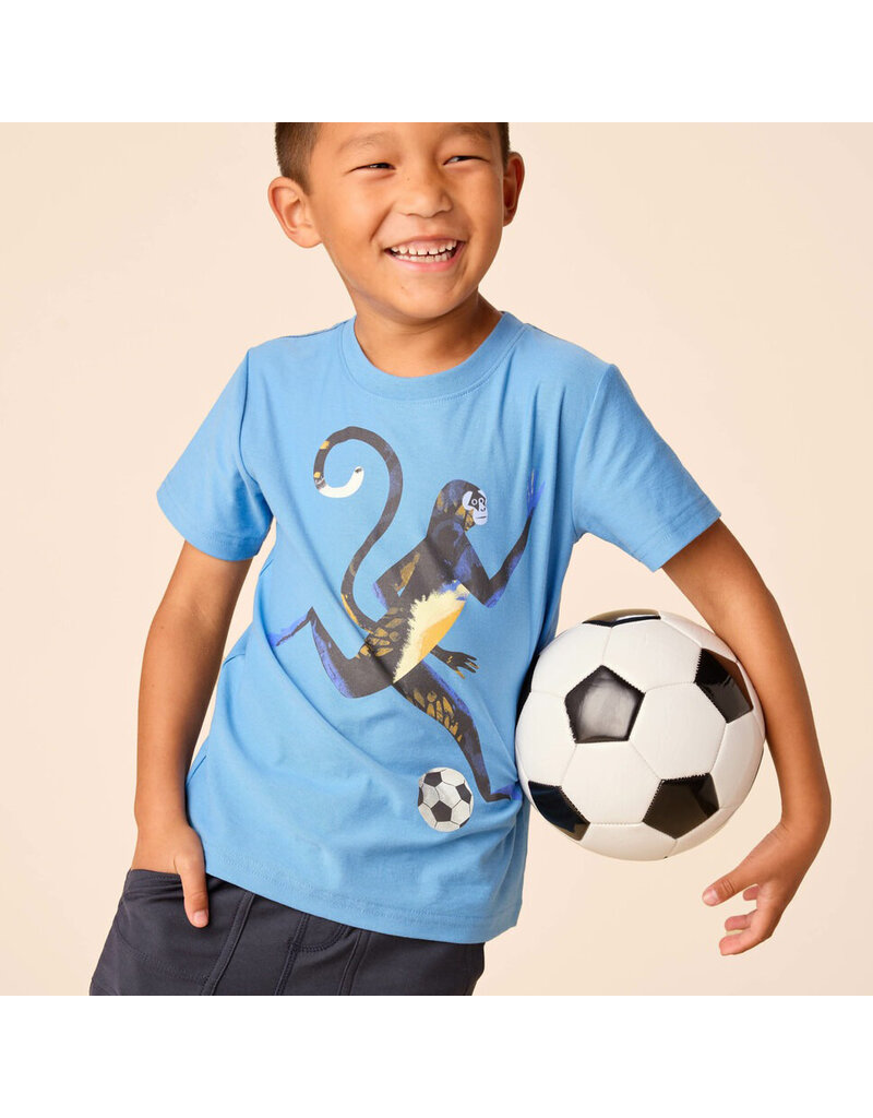 Tea Collection Soccer Monkey Tee