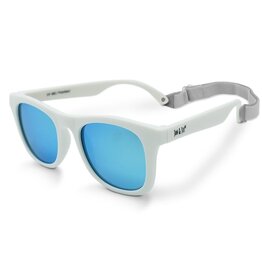 Jan and Jul White Mirrored Aurora Sunglasses