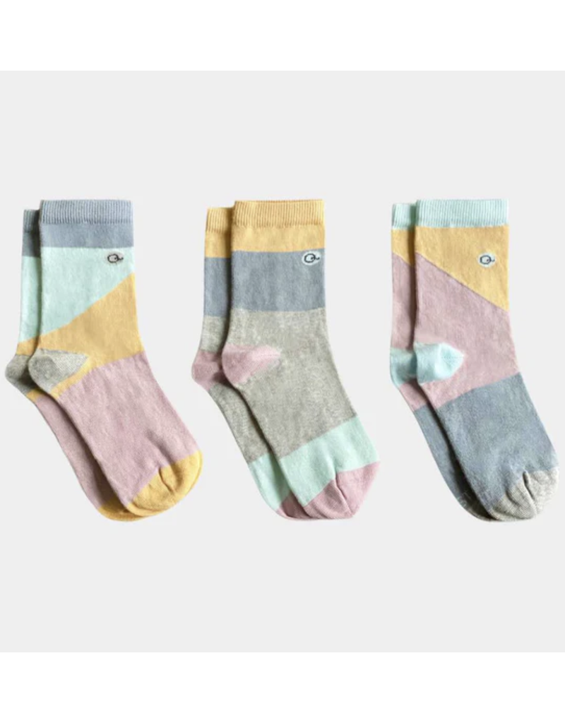 Blocks of Colour Sticky Socks