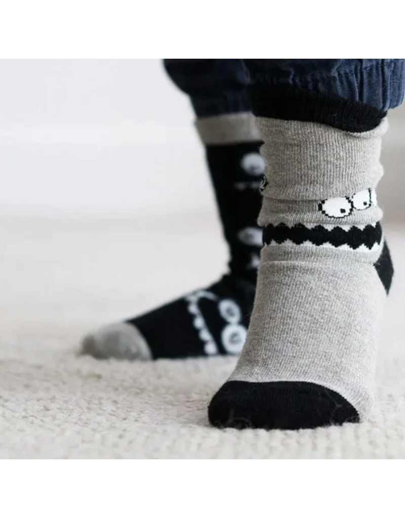 Monochrome Monsters Sticky Socks