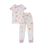 Silkberry Bamboo SS PJs, Boho Surf