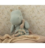 Maileg Safari Friends, Hippo, Medium, Blue-Grey