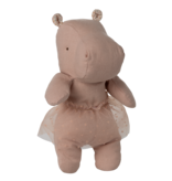 Maileg Safari Friends, Tutu Hippo, Small, Soft Rose