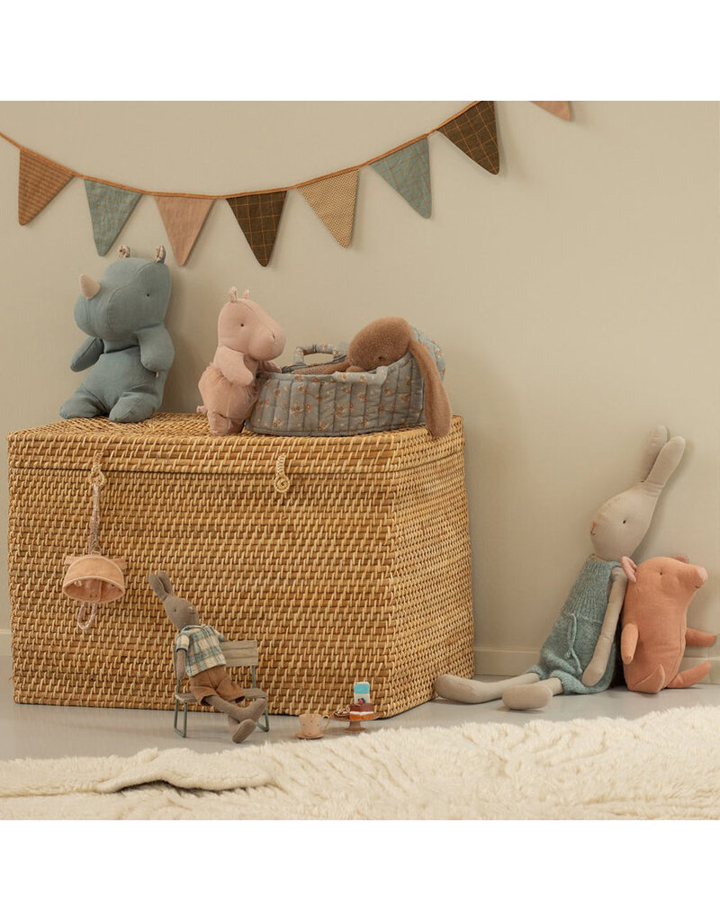 Maileg Safari Friends, Tutu Hippo, Small, Soft Rose