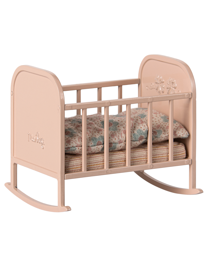 Maileg Cradle (for Mice) - Light Rose