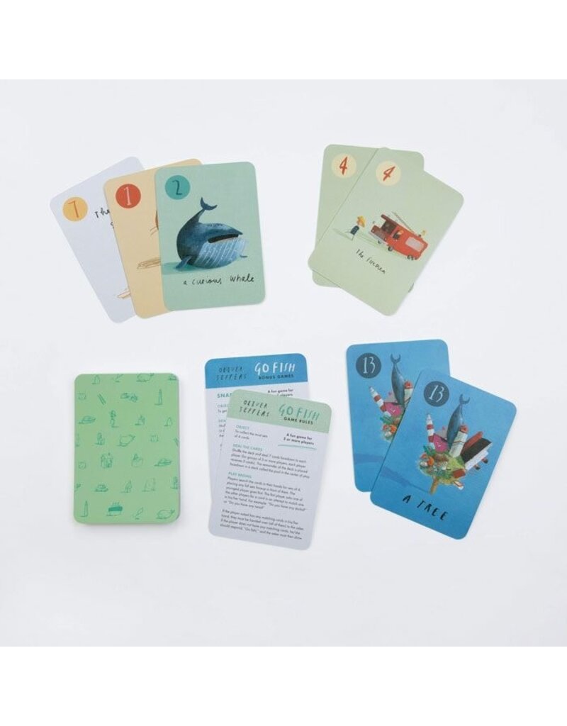 Random House Oliver Jeffers Go Fish: A 3-in-1 Card Deck 4y+
