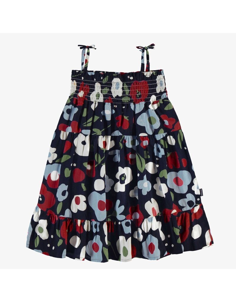 Souris Mini Floral Navy Dress
