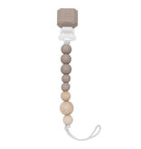 Loulou Lollipop Silicone & Wood Pacifier Clip (Silicone clip)