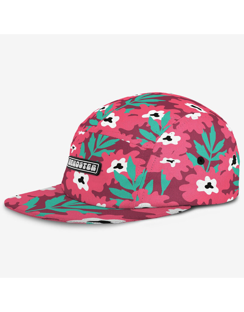 Headster Dizzy Garden Five Panel - Fuchsia