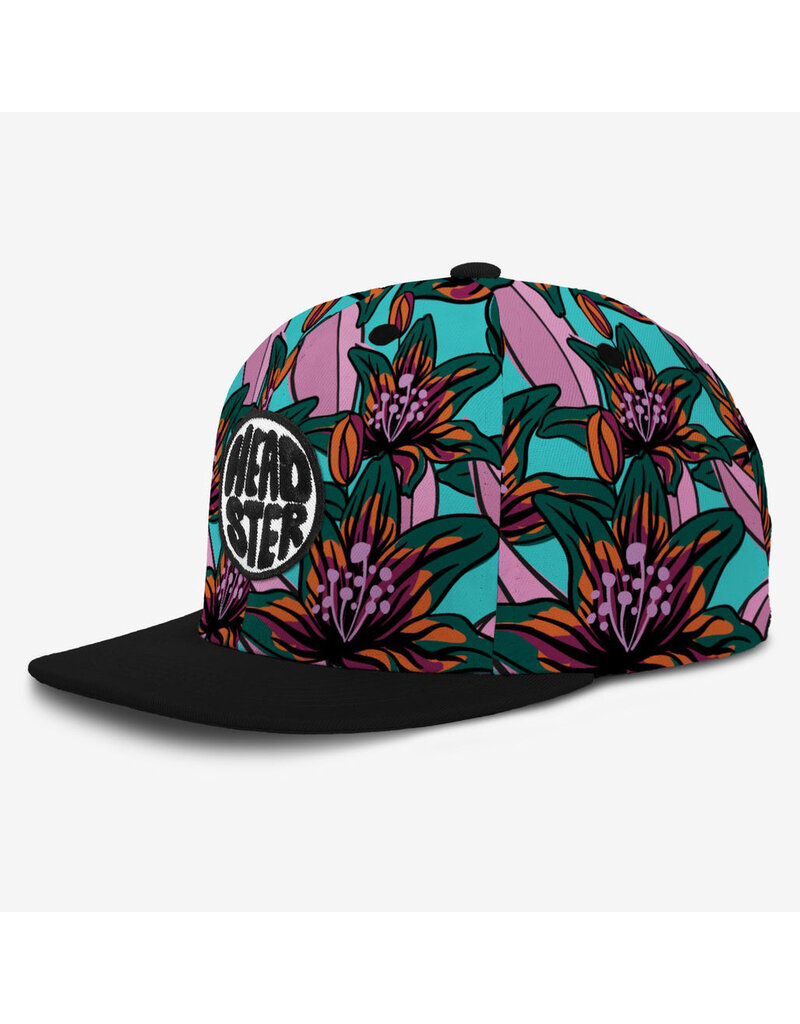 Headster Lily Maze Snapback - Lagoona Blue