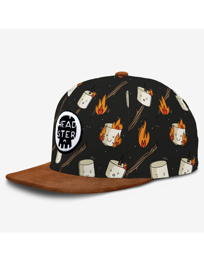 Headster Roasted Snapback - Black