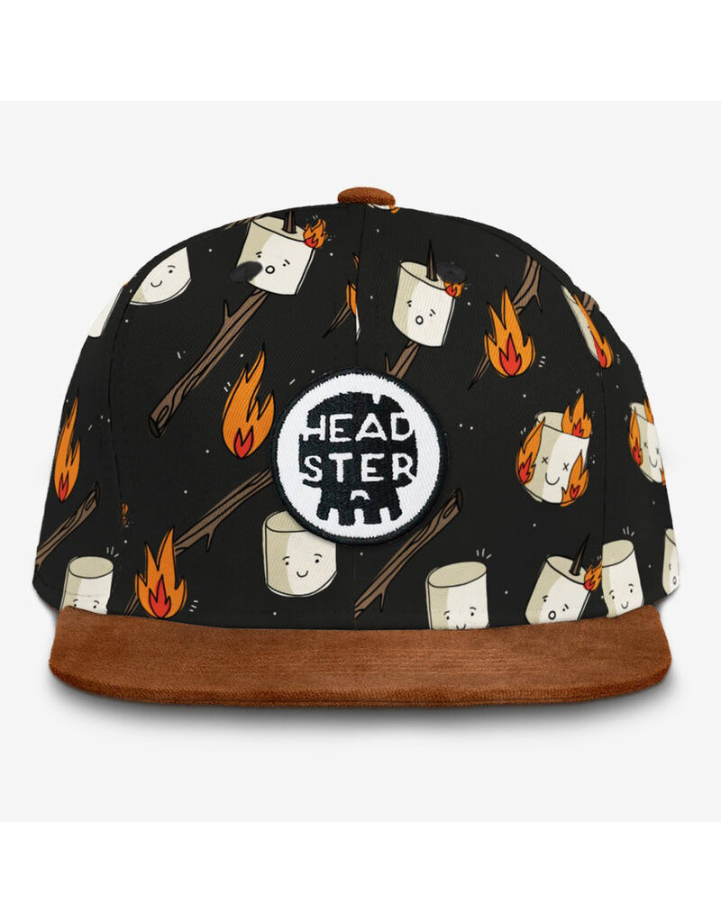 Headster Roasted Snapback - Black