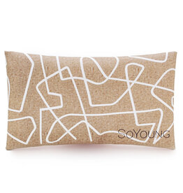 So Young White Abstract Lines Ice Pack