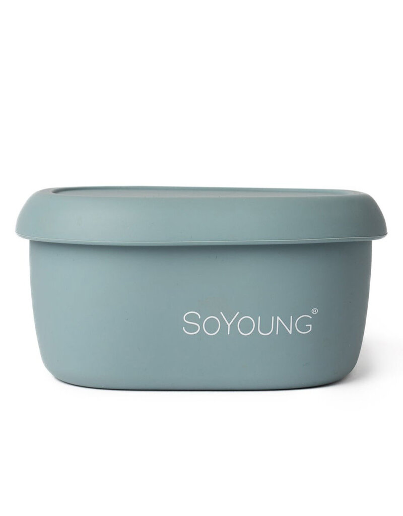 So Young Slate Blue Snack Box - Medium