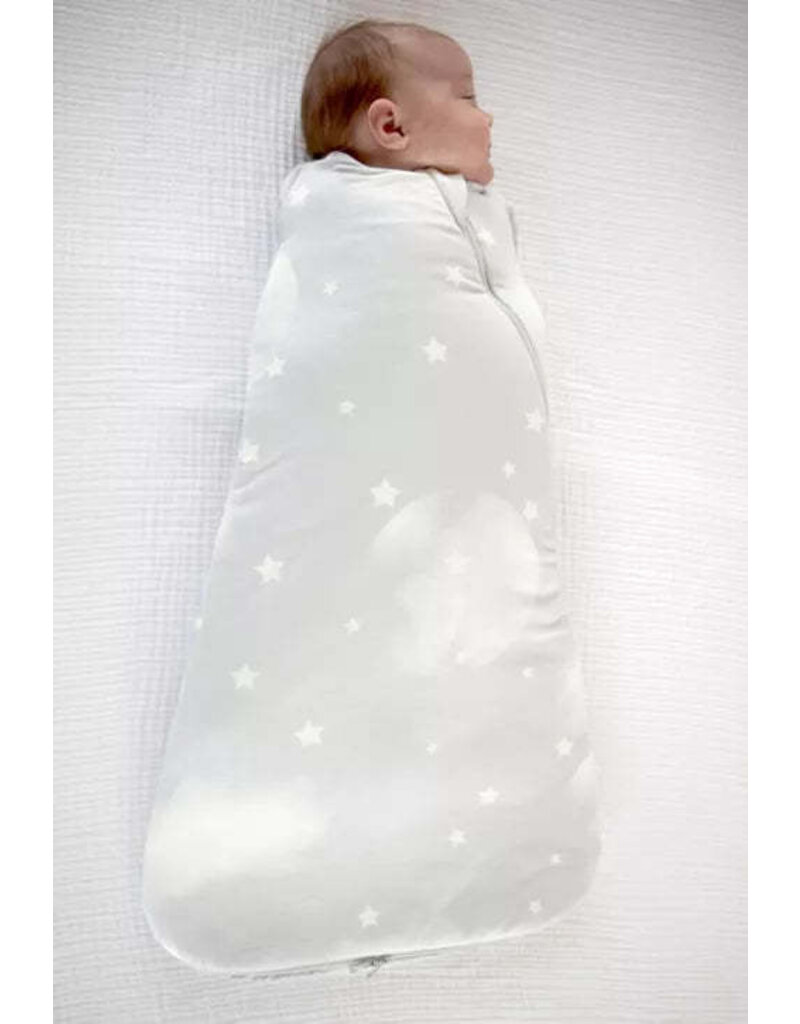 Bamboo Swaddle Sack,  NB-3m, Moon & Stars, 0.5 TOG