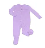 Silkberry Bamboo 2-Way Footed Zipper Sleeper, Lavender Bloom