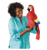 Folkmanis Scarlet Macaw Puppet
