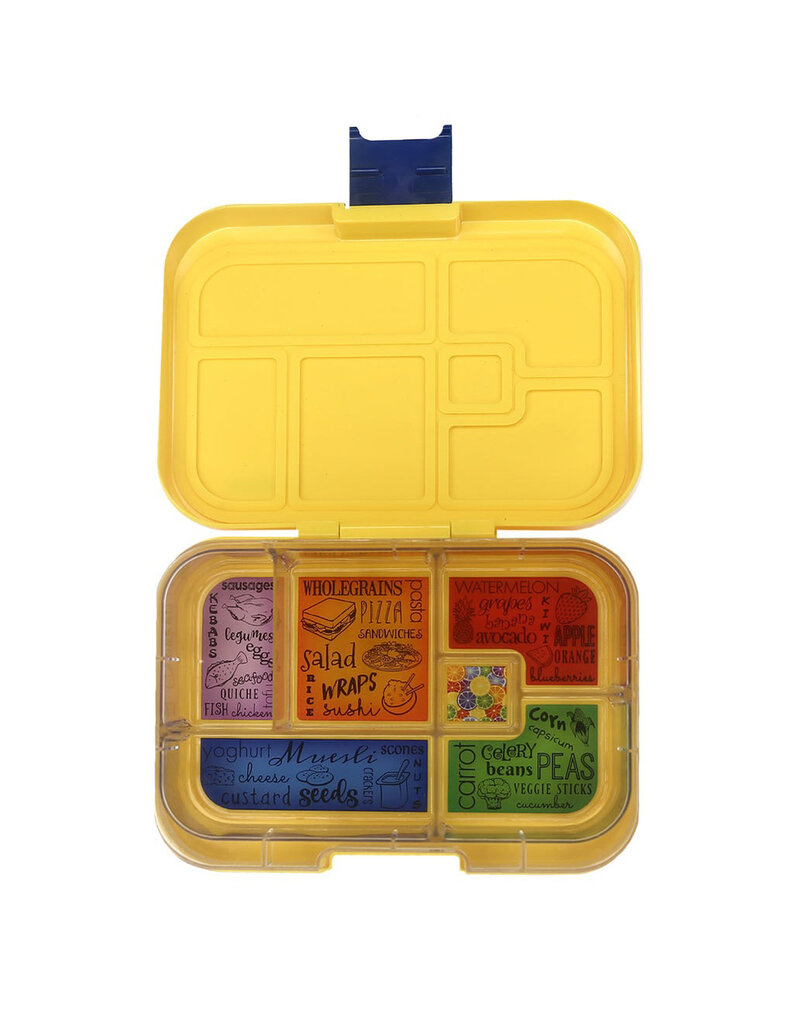 Maxi 6 Lunchbox - Yellow Sunshine (Yellow/Navy)