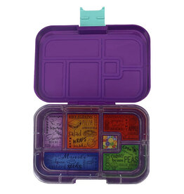 Maxi 6 Lunchbox - Purple Peacock (Purple/Mint) Maxi 6 Lunchbox - Purple Peacock (Purple/Mint)
