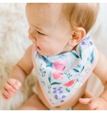 Loulou Lollipop Muslin Bandana Bib Set, Bluebell, 2pk