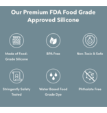 Loulou Lollipop Silicone Bib - Confetti Mint