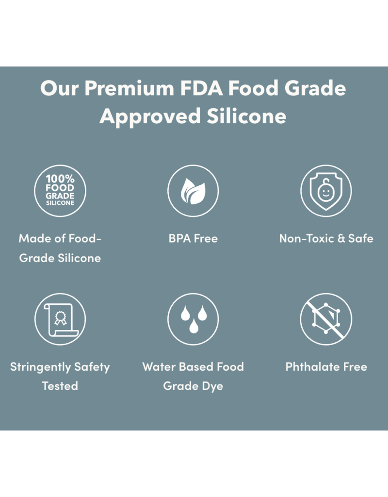 Loulou Lollipop Silicone Bib - Confetti Mint