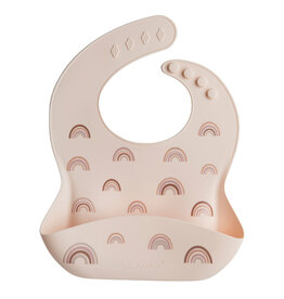Loulou Lollipop Silicone Bib - Rainbow
