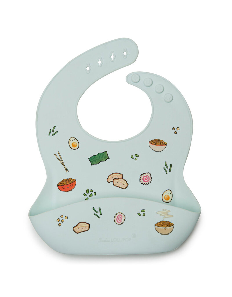 Loulou Lollipop Silicone Bib - Ramen