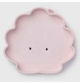 Loulou Lollipop Silicone Snack Plate - Seashell