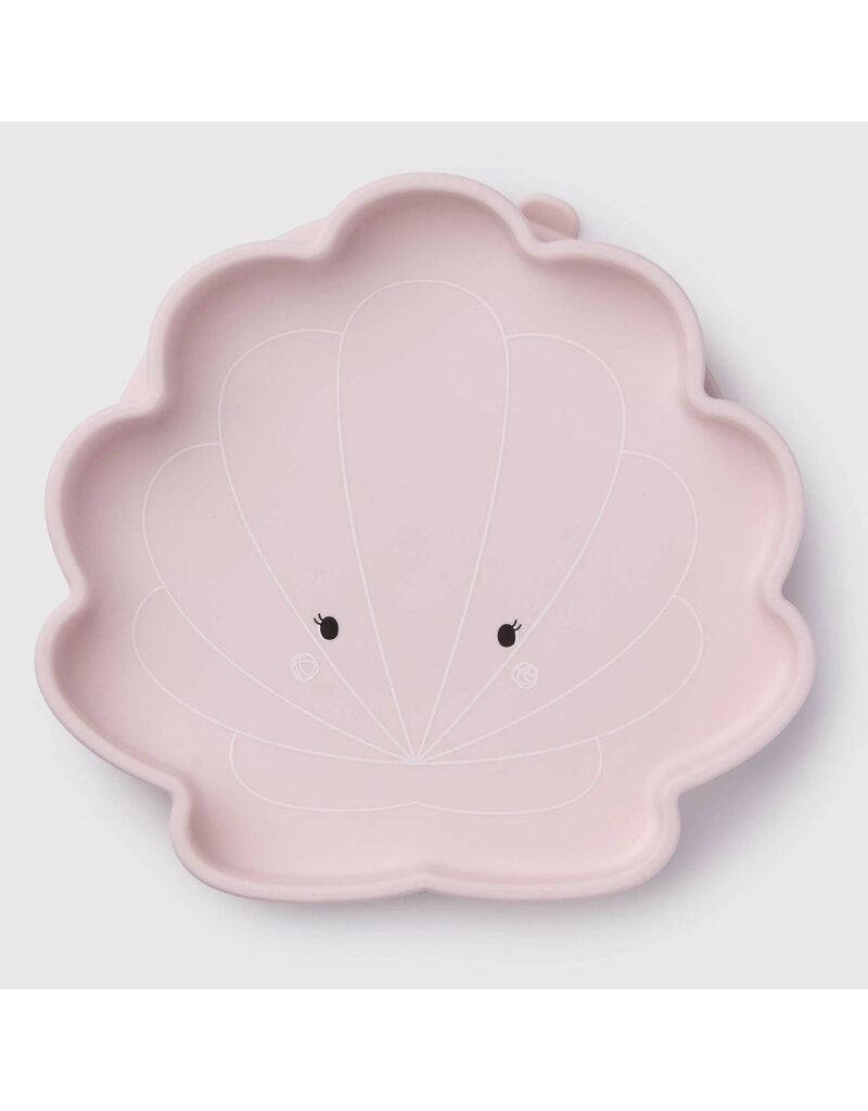 Loulou Lollipop Silicone Snack Plate - Seashell