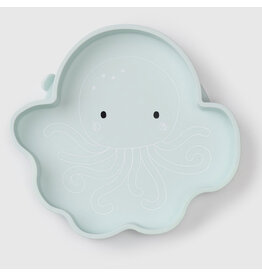 Loulou Lollipop Silicone Snack Plate - Octopus